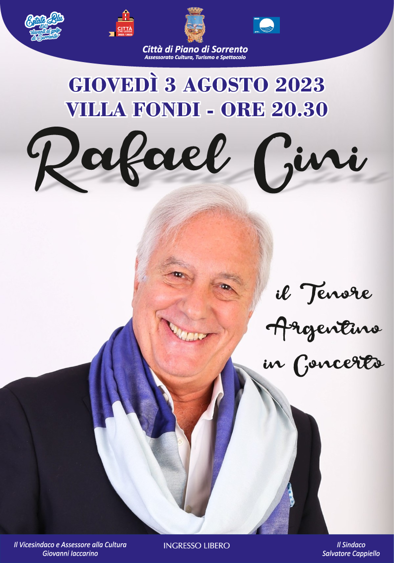 locandina concerto Rafael Cini
